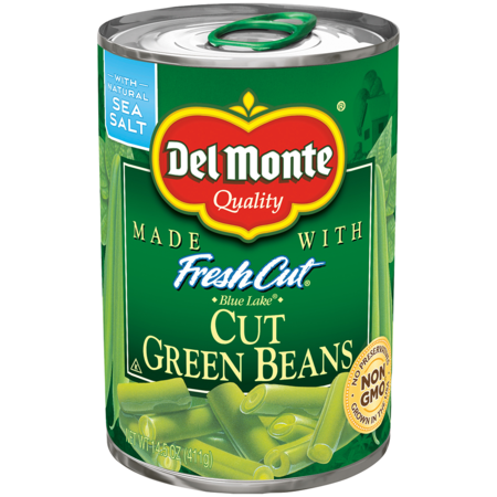 DEL MONTE Del Monete Cut Green Beans 14.5 oz. Can, PK24 2001274